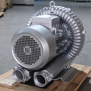 เครื่องเป่าลมร้อนแบบใหม่7.5hp เป่าลมร้อนแบบมีช่องด้านข้างแรงดันสูง5.5KW 380V สำหรับการทำแห้งแบบสุญญากาศ - Product Image 4