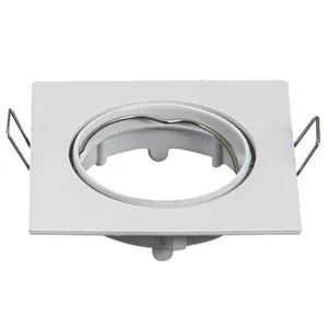 Portalampada unidirezionale bianco, design semplice, ideale per faretti LED, perfetto per l'illuminazione di interni e - Product Image 1