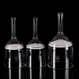 Borosilicato de vidro para uso em laboratório, alta qualidade, 3.3 vidro, filtro, funil, estilo boutner - Product Image 6