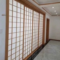 Diviseur autoportant en bois massif de Style chinois peint à la main écran pliant en bois creux pour chambre salon pliable