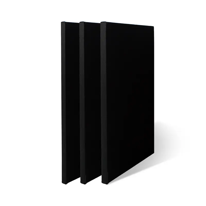 Hot Sale Black Stretched Canvas Boards High Quality Canvases For Painting
