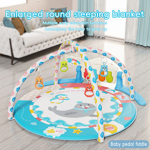 Tapis de jeu pour bébé SY Early Learning Education, super doux en polyester et plastique, rembourrage de 2 cm, respectueux de la peau, épaissi - Product Image 3