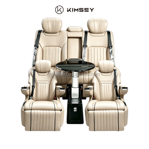 Siège-lit pliable double en cuir imperméable Z3 KIMSEY pour conversion de <span class=keywords><strong>camping</strong></span>-<span class=keywords><strong>car</strong></span> <span class=keywords><strong>Ford</strong></span> <span class=keywords><strong>Transit</strong></span> - Product Image 4