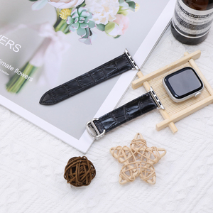 Para <span class=keywords><strong>reloj</strong></span> <span class=keywords><strong>Cartier</strong></span>, correas de cuero genuino para hombres y mujeres, correa de <span class=keywords><strong>reloj</strong></span> de pantorrilla para Apple Watch Series 10 Strap - Product Image 4