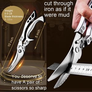 Hot Sale Multifunktion ale Edelstahl Hochleistungs-Fleischs chere Küchen helfer - Product Image 2