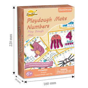 Tapetes de Plastilina 2026 Súper Suaves y Antiadherentes con Temática de Números para Niñas y Niños - Product Image 2