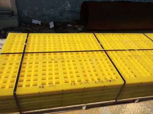 ตะแกรงสั่นสะเทือนโพลียูรีเทน รูสี่เหลี่ยม รูวงกลม ความยืดหยุ่นสูง สำหรับการคัดกรองแร่ ปรับแต่งขนาดได้ - Product Image 6