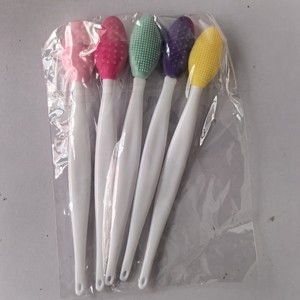 15cm Long Handle Plastic Silicone Lip Balm Brush Cleaning Brush Facial Nose <strong>Blackhead</strong> <strong>Removal</strong> <strong>Tool</strong> with Opp Bag - Product Image 5