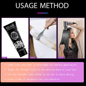 Offre Spéciale adapté à toutes les couleurs de peau Tempérament thermosensible améliorant la crème de teinture des cheveux personnalisée vibrante - Product Image 2