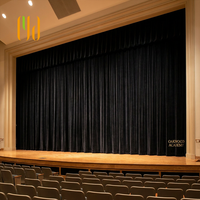 Rideau Acoustique Anti-Bruit Premium Ignifuge en Tissu Haute Densité pour Studio d'Enregistrement et Home Cinéma