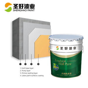 उच्च गुणवत्ता वाले घर निर्माण धोने योग्य इनडोर सफेद एक्रिलिक लेटेक्स पेंट हाउस इंटीरियर दीवार पेंट - Product Image 5