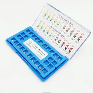 Yamei Orthodontic CNC Folding Orthodontic Bracket Chinese Supplies Dental Equipments Bracket with Mesh Base