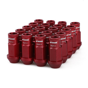 น็อตล้อกันขโมย M12x1.5 50 มม. อลูมิเนียมอัลลอยสีดำ สำหรับเปลี่ยนในรถยนต์ - Product Image 5