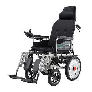 High Speed Removable Light Weight Folding Electric Handicapped wheelchair