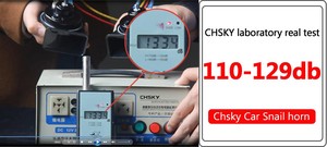CHSKY 12V klaxon électrique pour <span class=keywords><strong>Audi</strong></span> RS6 voiture escargot Type ABS multi-fonction haut-parleur spécial 110-129db Audio klaxon de voiture - Product Image 5