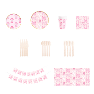 Articles de fête DAMAI sur le thème du ballet, décorations d'anniversaire pour filles, décorations de fête prénatale sur le thème de la ballerine - Product Image 5