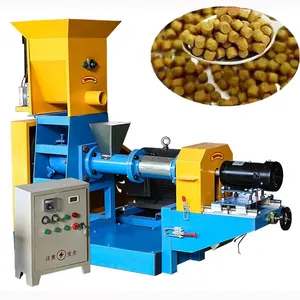 Pet Feed Processing Machine Automatic Fish Pet Food Extruder Machine Dry Dog Food Making Machine