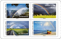 Timbres Français 2025 Nouveaux Souvenirs Autocollant France Timbre La Poste Timbres Postaux France Carte Postale France