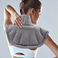 Micro-ondes chaud humide Pack thérapie par la chaleur Pad pondéré cou Wrap cou et épaule enveloppement dos soulagement de la douleur