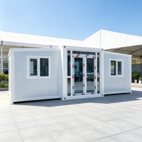 Maison conteneur extensible Shinestone à double aile, maison préfabriquée modulaire pliable, mini-maison personnalisable, villa conteneur