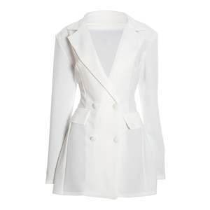 Viviblook D25DS420 Nouvelle Robe Décontractée Unie Coupe Slim à Manches Longues et Motif Fleur pour Femme - Product Image 4