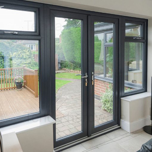 الخشب يرتدون باب ألومنيوم مترجح - Product Image 2