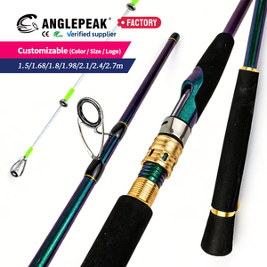 Canna da Pesca in Fibra di Carbonio per Acqua Salata, 1.5m-2.7m, con Punta Luminosa e Manico in EVA, per Spinning e Casting, Ideale per Pesca di Snapper, Grouper e Sgombri - Product Image 1