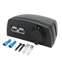 Tente à deux pôles à montage en surface pour cigarettes avec connecteur de batterie de style SB50 50A et prises USB jumelles