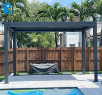 Pergola en aluminium sur mesure de qualité supérieure, auvent à lames orientables de haute qualité, gazebo extérieur facile à installer, imperméable