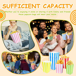 맞춤형 인쇄 친환경 생분해성 식품 학년 튼튼한 판지 생일 파티 간식 사탕 팝콘 용기 상자 홈 - Product Image 6