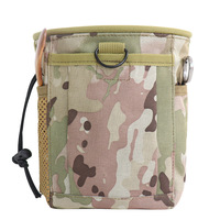 Sac banane camouflage avec cordon de serrage, pochette de rangement pour outils de camping, randonnée et chasse en extérieur