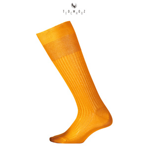 Chaussettes fines <span class=keywords><strong>en</strong></span> jacquard <span class=keywords><strong>de</strong></span> qualité supérieure pour hommes, mi-hautes, unies, couleurs vives, confort luxueux pour le gentleman élégant - Product Image 1