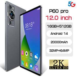 12-Inch Wifi Máy Tính Bảng PC P60 Pro 16GB + 512GB <span class=keywords><strong>Android</strong></span> Điện Dung Màn Hình 10 Core MTK Bộ Vi Xử Lý Giáo Dục Cuộc Gọi Điện Thoại Các Tính NĂNG - Product Image 5