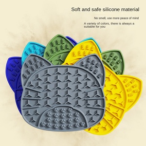 Solido eco-friendly Pet Lick Pad Slow Food Bowl per cani gatti piccoli cuccioli di animali da compagnia in Silicone giocattolo cibo per cani - Product Image 4