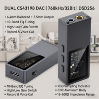 Nuevo Decodificador de Audio Tipo C de Bolsillo, 768kHz/32Bit, Ecualizador de 10 Bandas, Función de Grabación y Llamadas, Suministro al por Mayor para Distribuidores Globales