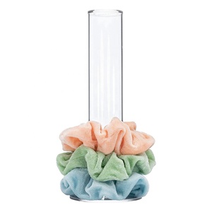 Vente en gros, barre en T transparente en acrylique <span class=keywords><strong>pour</strong></span> cheveux, chouchou, support, organisateur, porte-chouchous <span class=keywords><strong>pour</strong></span> adolescentes - Product Image 1