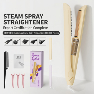 <span class=keywords><strong>Plancha</strong></span> <span class=keywords><strong>de</strong></span> <span class=keywords><strong>Vapor</strong></span> para el Cabello <span class=keywords><strong>con</strong></span> <span class=keywords><strong>Vapor</strong></span> Fino <span class=keywords><strong>de</strong></span> 0.08um, Hidratación, 3 Temperaturas, Placas <span class=keywords><strong>de</strong></span> Cerámica, Antiencrespamiento, para Salón y Hogar, Venta al por Mayor - Product Image 1