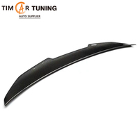 Pièces de tuning automobile TIM, aileron de coffre arrière en fibre de carbone style PSM pour Audi A4 S4 B8.5 berline 2012-2016, becquet arrière