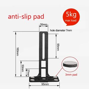(<span class=keywords><strong>1</strong></span> paire = 2 pièces) SF08 65cm-125cm Base de colonne ronde réglable haut-parleur présentoir de sol Q90R Q950R Q950A <span class=keywords><strong>Sonos</strong></span> <span class=keywords><strong>Play</strong></span> <span class=keywords><strong>1</strong></span> - Product Image 4