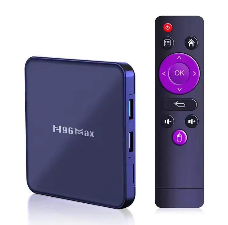 Лидер продаж, ТВ-приставка Android 12 H96 Max V12 Smart RK3318 Dual Wifi Media Player, приставка H96MAX V12