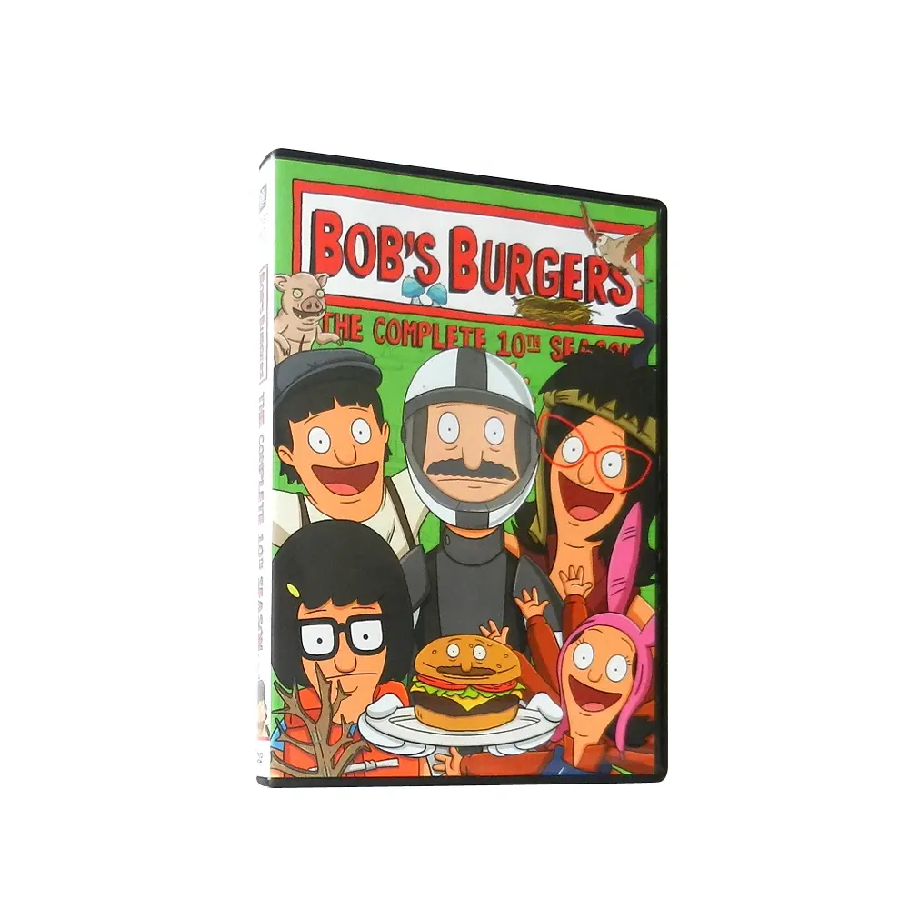 Bobs Bob hamburgers saison 10 3 disque acheter nouveau chine livraison gratuite usine DVD ensembles en boîte Film disque impression Duplication TV