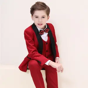 Kinderen Smoking Jongens Blazer Broek Piano Performance Uniform Pakken