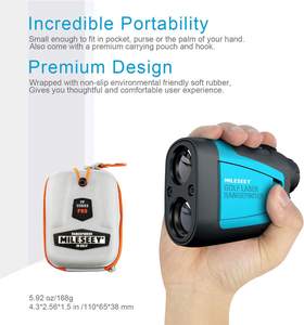 핫 세일 Pf210 600m OEM 핸드헬드 골프 및 사냥용 레이저 거리측정기 쌍안경 속도 측정 깃발 스틱 롱 마일리시 - Product Image 3