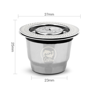 Nouveau produit iCafilas rechargeable compatible avec les dosettes de café <span class=keywords><strong>Nespresso</strong></span> réutilisables en acier inoxydable - Product Image 5