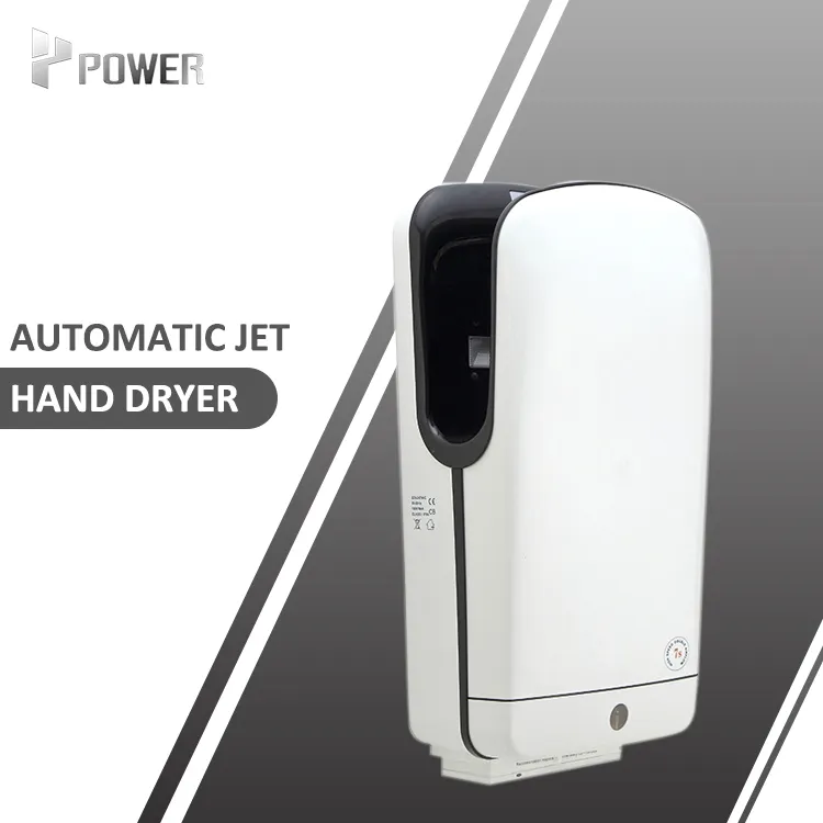 Sèche-mains automatique haute vitesse ABS Tochless 99.9% efficacité filtre HEPA accessoires de salle de bains sèche-mains automatique