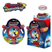 Boomerang rond, jouet disque volant, jeu de sport de plein air, soucoupe volante pour enfants, jeu de lancer rotatif en extérieur