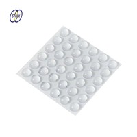 Points adhésifs en silicone transparent très demandés, petits Bumpons avec service de découpe, taille et forme hémisphérique personnalisables