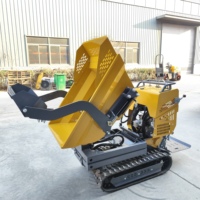 Mini-Dumper Multifunktionaler Raupen-Minidumper Mini-Transporter Kipplaster für die Landwirtschaft