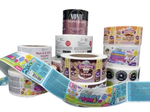 สติกเกอร์คุณภาพสูงแบบติดเอง รูปทรงกลม สี่เหลี่ยม กันน้ำ พิมพ์ลายตามสั่ง สำหรับสินค้าสัตว์เลี้ยง MOQ ต่ำ ฉลากไม่ระคายเคือง - Product Image 4