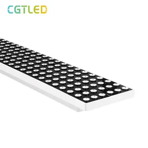 Comercial UGR13 3CCT selecionável LED luminária de teto preto branco cor 36w 42w luzes do painel linear
